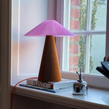 Manu matters design lamp bruin roze