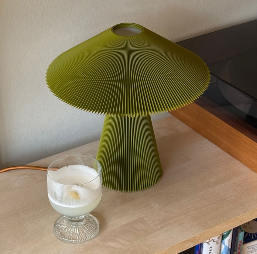 manu matters baby design lamp groen