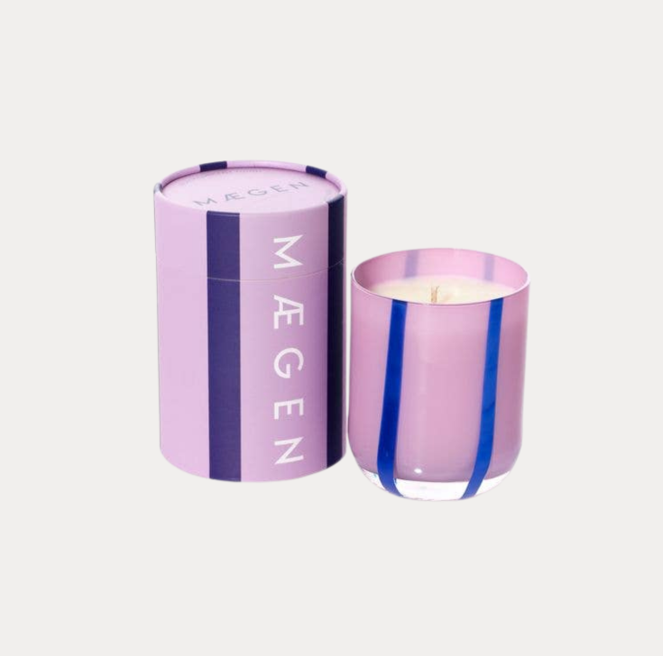 Maegen Atina geurkaars paars