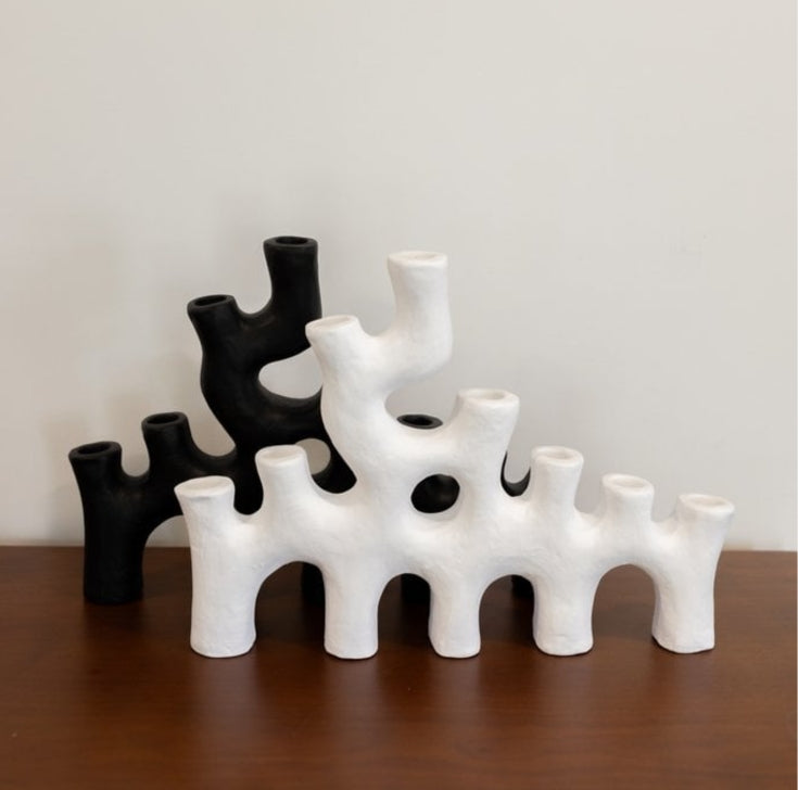 oito atelier kaarsenhouder wit