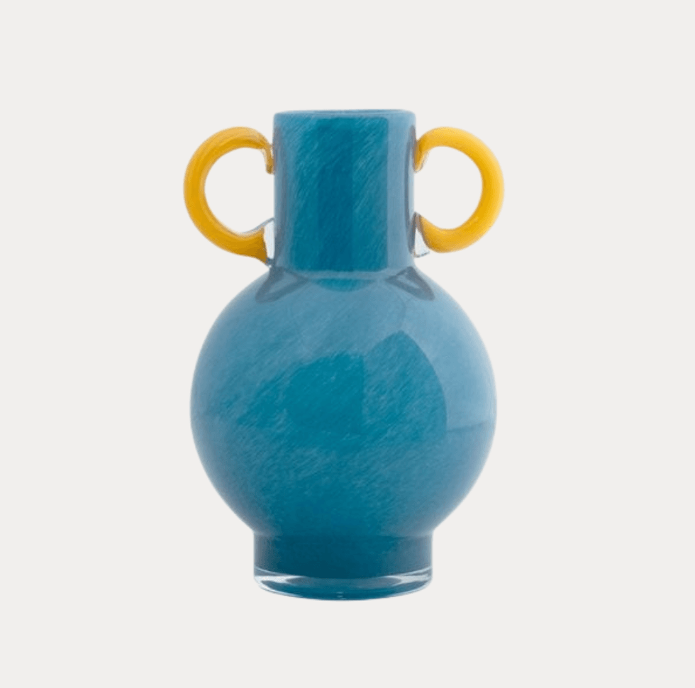 Present time fiesta vaas blauw