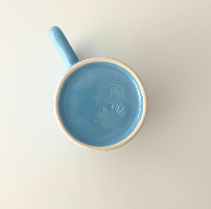 Keramieken mokken studio palu onderkant