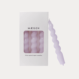 Maegen spiraalkaars paars