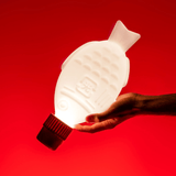 Soy fish lamp heliograf