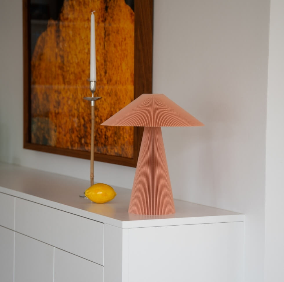 Manu matters baby tafellamp roze 