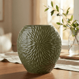 Platte Vaas op tafel