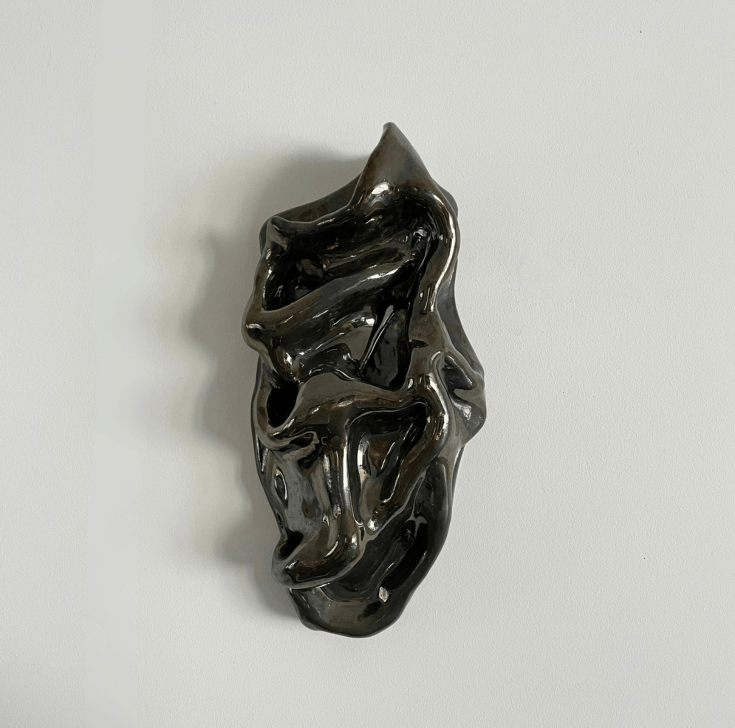 Keramieken wandvaas organisch voorkant