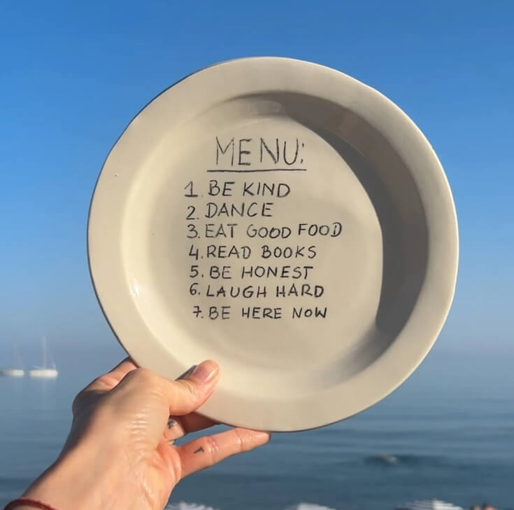 handgemaakte keramieken bord muss ceramics