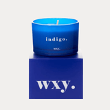 WXY geurkaars blauw indigo