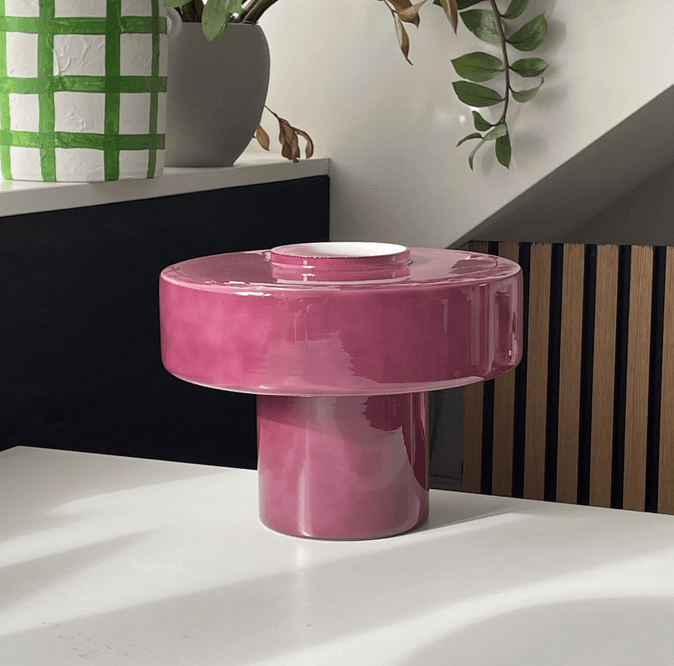 C-creation foza lamp paars glas