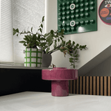 C-creation foza lamp paars op bureau