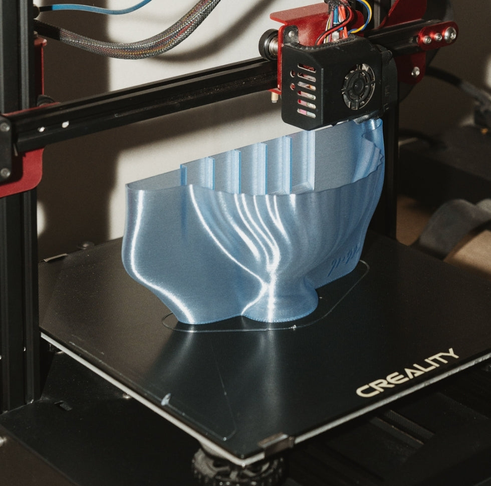 ninetyoneninetytwo wandvaas 3d geprint