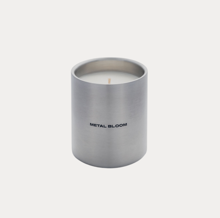 Metal bloom geurkaars 