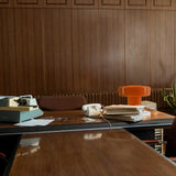 foza xl c-creation lamp oranje op bureau