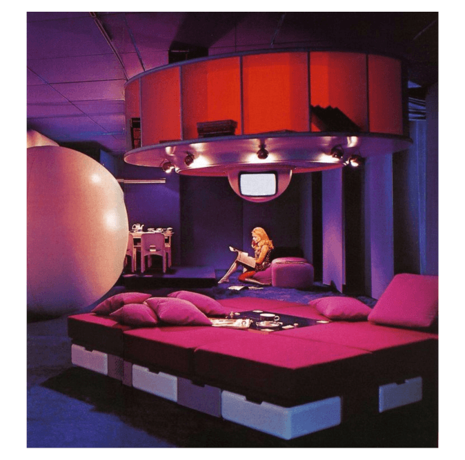 Space age design interieur
