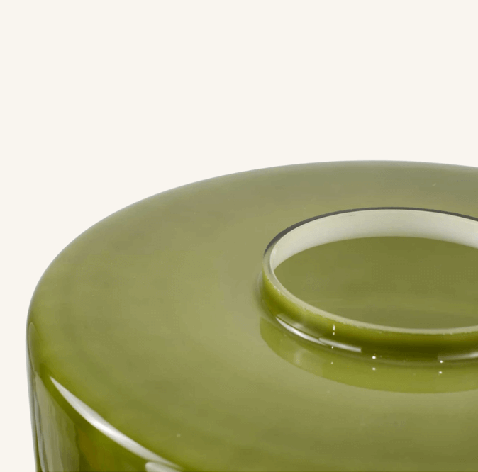 Retro Tafellamp Groen glas