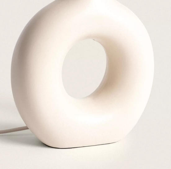 Vensterbank Lamp beige onderkant