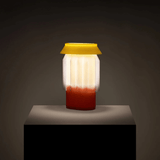 Nour Design lamp warren & Laetitia geeft licht