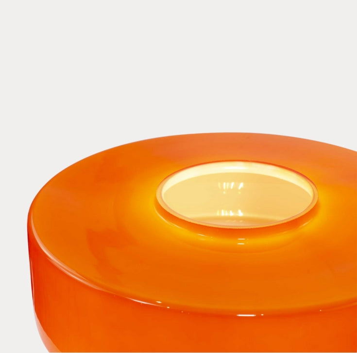 c-creation foza lamp oranje geeft licht