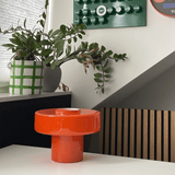 Foza | Retro Table Lamp | Orange | Glass | C-creation