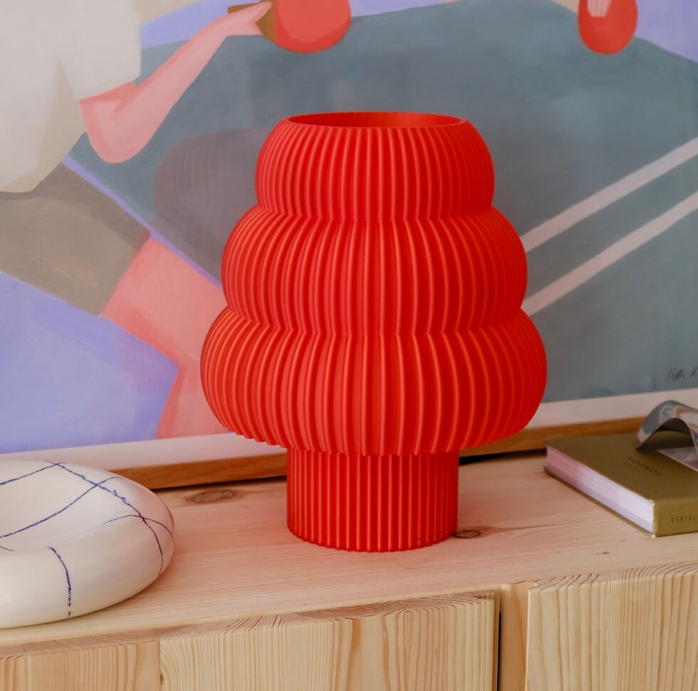 Mola Studio Luma Lamp rood