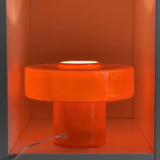 Foza | Retro Table Lamp | Orange | Glass | C-creation