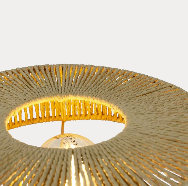 c-creation toza tafellamp met touw bovenkant