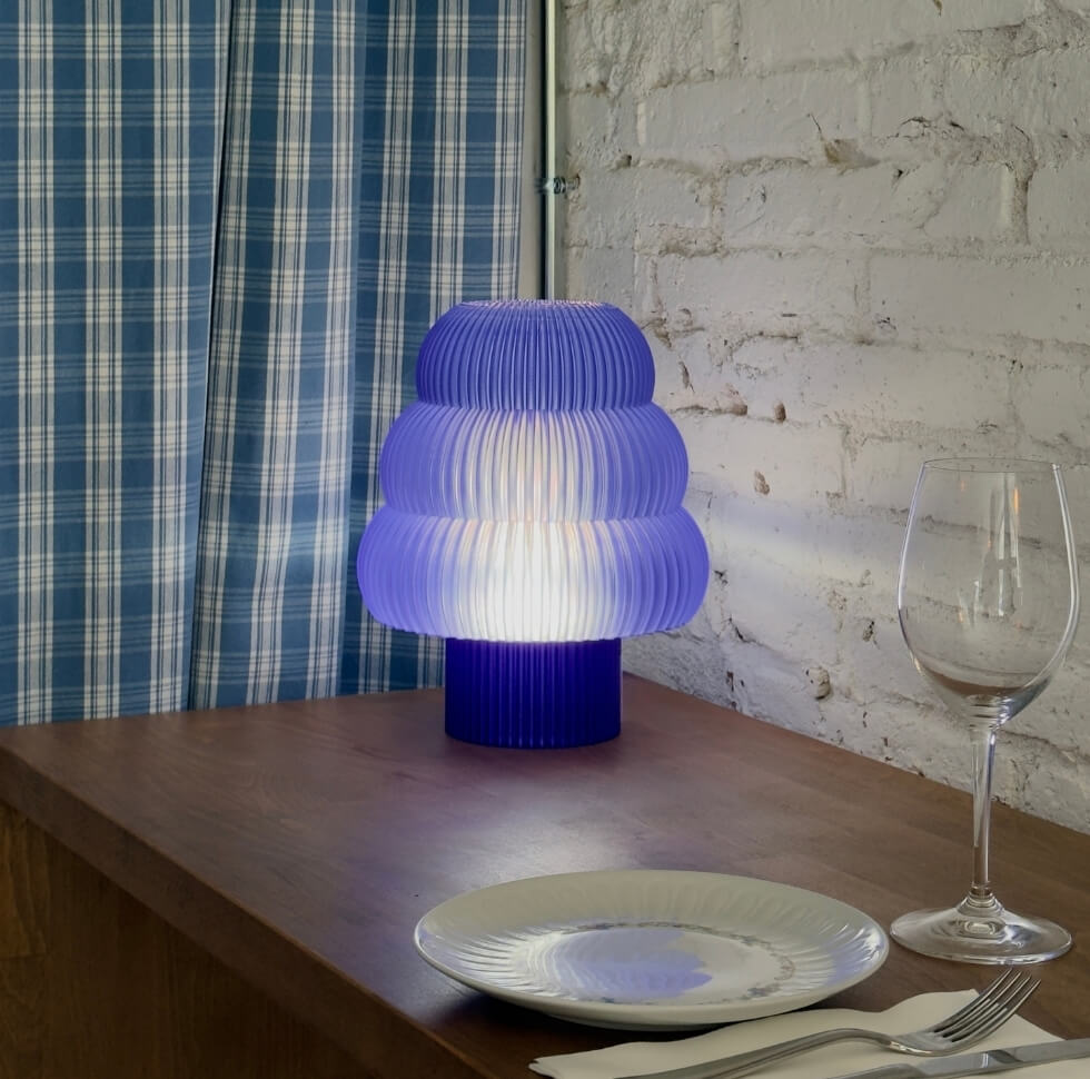 Mola Studio Luma Tafellamp blauw