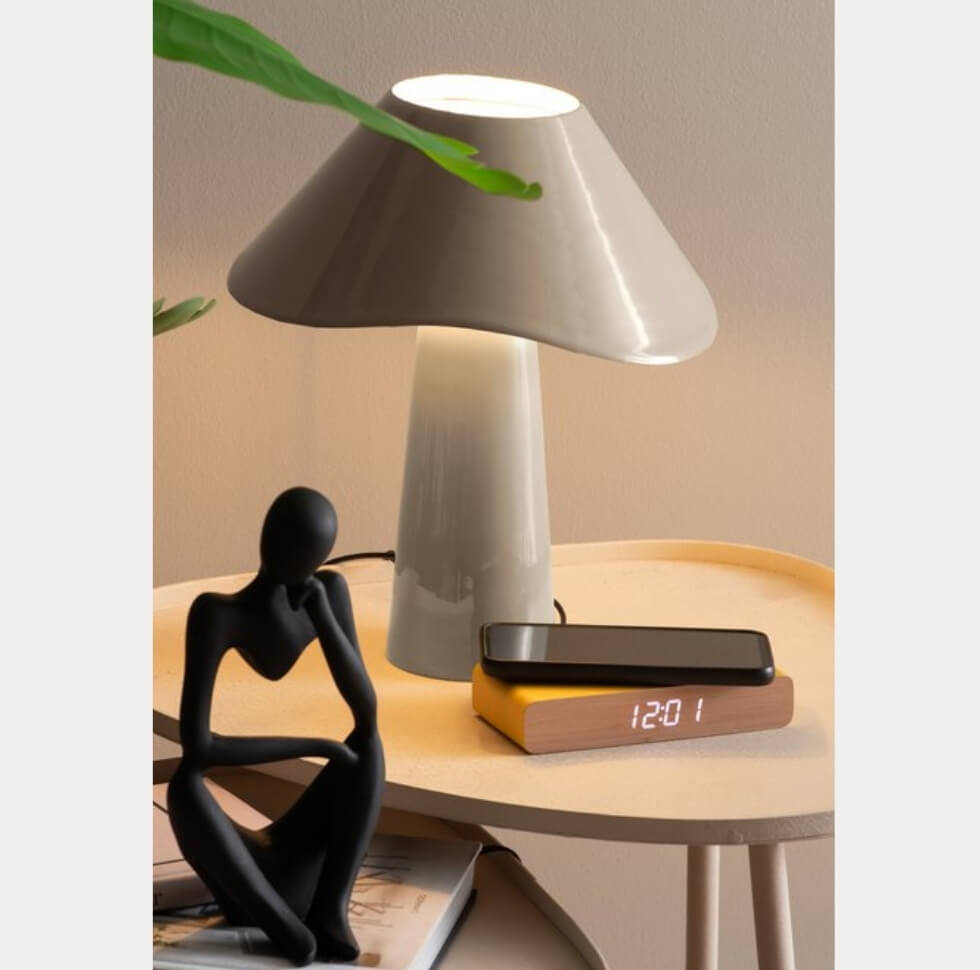 Leitmotiv ameno tafellamp beige