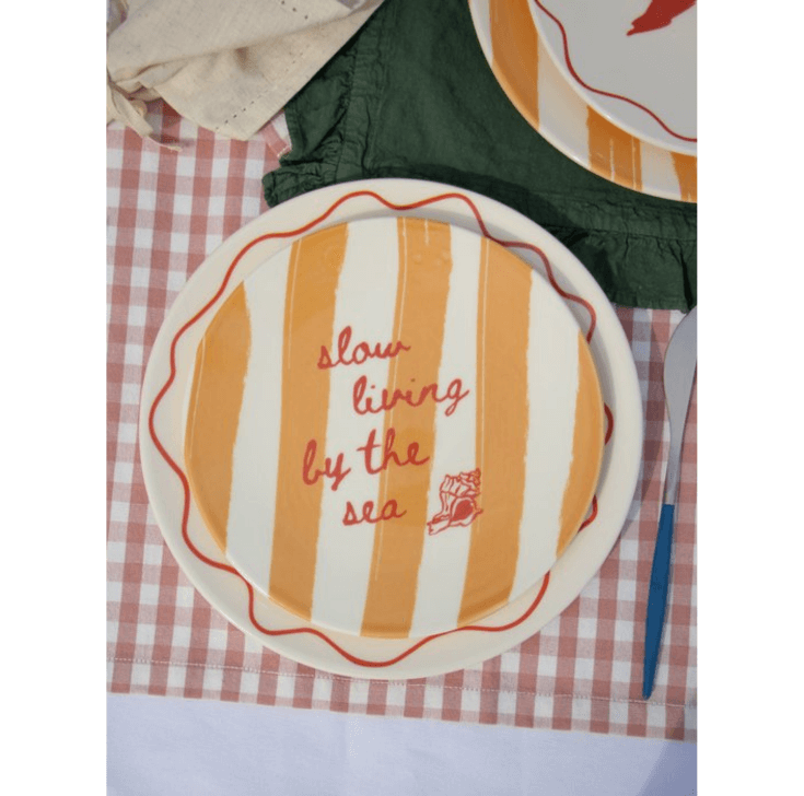 po de barro slow living by the see bord bovenaanzicht