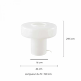 Foza XL | Table Lamp | White | Glass | C-creation