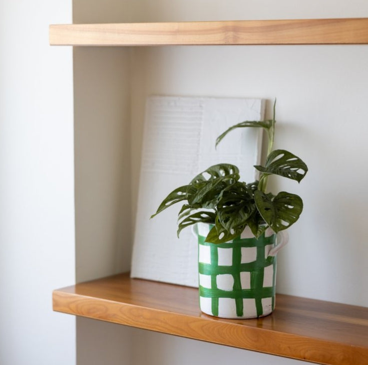 Calabria bloempot oito atelier met plant