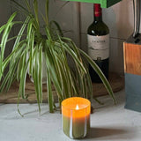 Maegen Atina geurkaars groen op keukenblad