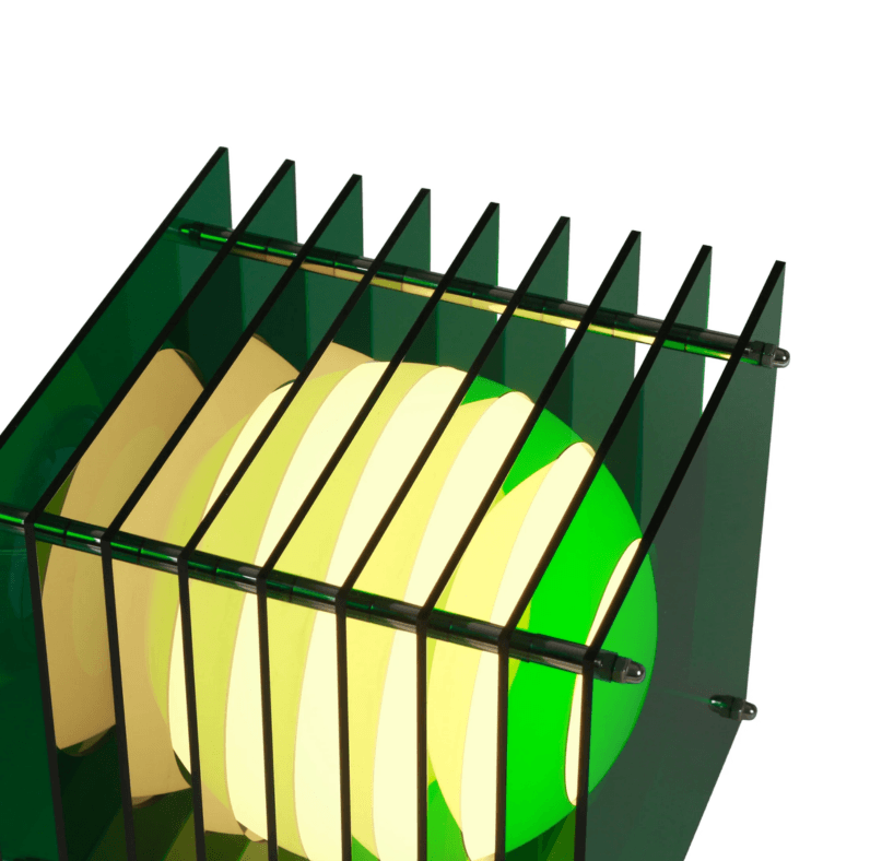 Bang Lop Lamp Groen acrylic