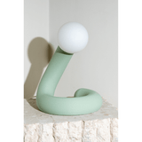 Big Boa Lamp groen op kast