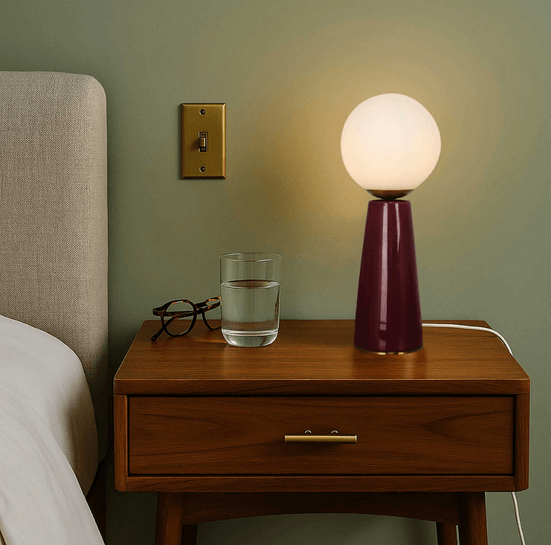 Colyne lamp C-creation op nachtkast