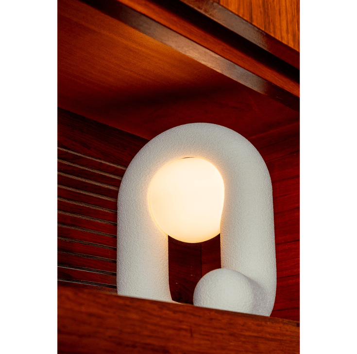 Emil Robbrecht dancer lamp wit verlicht