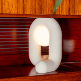 Emil Robbrecht dancer lamp wit in kast