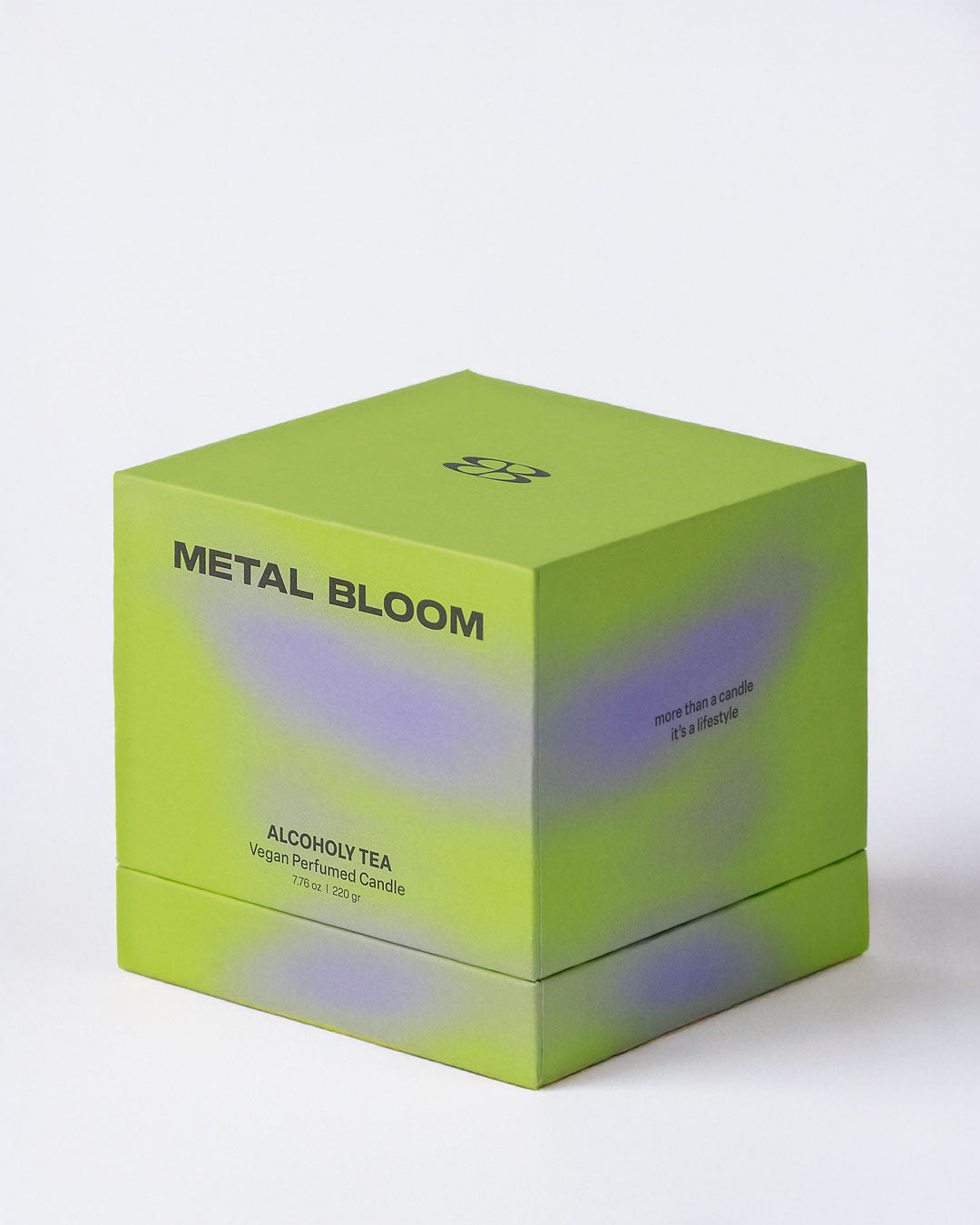 Metal bloom geurkaars verpakking
