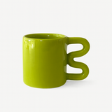 Wavy | Ceramic Mug | Green | Studio Palu