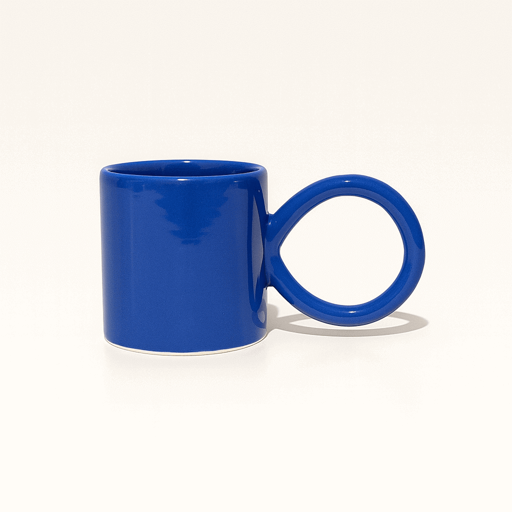 Ring mok blauw