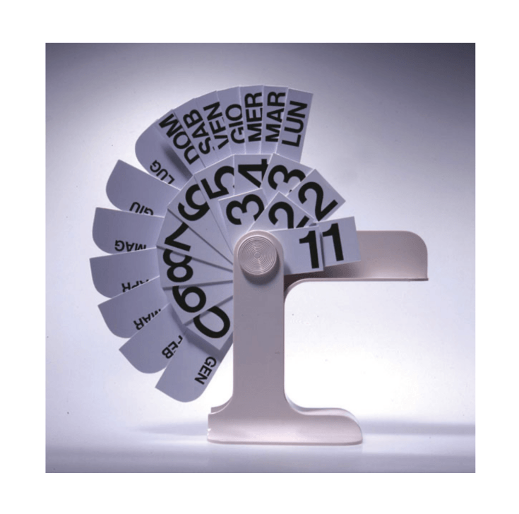 Timor perpetual Calendar Enzo Mari 