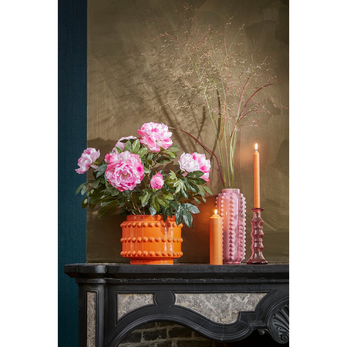 Bloempot met accessoires