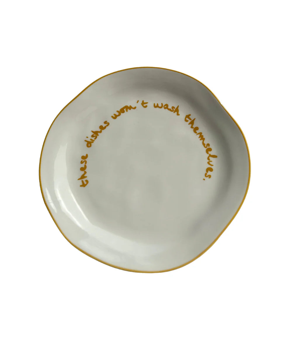 these dishes don't wash themself bord voorkant